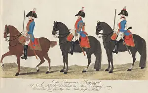 Horses Prints: Leib Dragoner Regiment