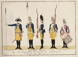 Soldiers Prints: Leib-Fusilier Regiment