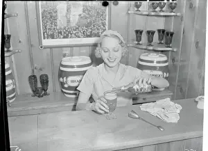 Leila Hyams Pouring a Drink