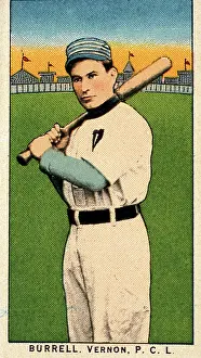 Arc0009001 Prints: Len Burrell Baseball Card