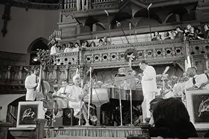 Lena Horne and Duke Ellington Performing Sacred Jazz Compositions on Stage