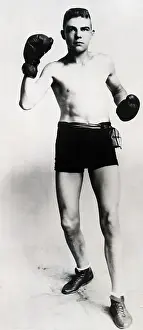 Full Length Of Boxer Young Stribling