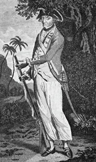 Navigator Prints: Full Length Portrait of Captain James Cook