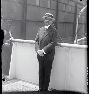 Paul M Prints: Full Length Portrait of Paul Warburg