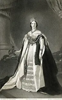 Full Length Portrait Of Queen Victoria