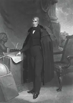 Full Length Portrait Of William Harrison