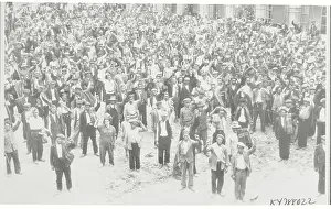 Madrid Prints: Lenin Battalion Giving Communist Salute