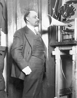 Soviet Prints: Lenin Making Recording