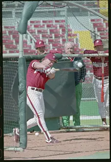 Clearwater Prints: Lenny Dykstra Batting