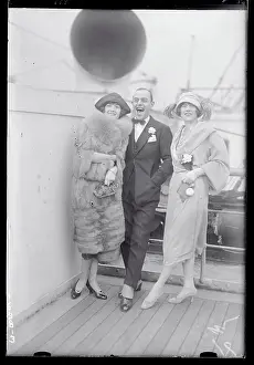 Lenora Hughes and Maurice Preparing to Sail