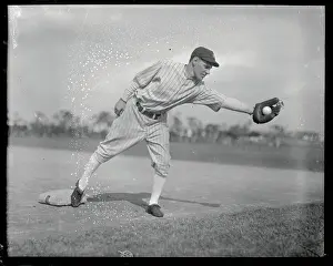 Petersburg Prints: Leo Durocher Catching Baseball