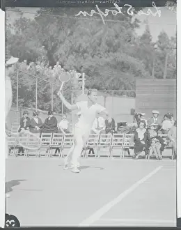 Pasadena Prints: Leo Stoefen in Tennis Action