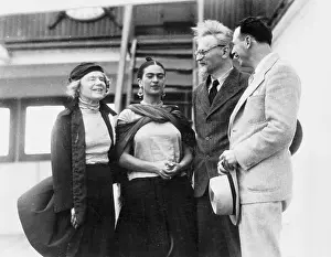 Bolshevik Prints: Leon Trotsky with Frida Kahlo