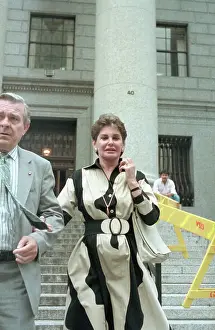 Leona Helmsley Leaving Court
