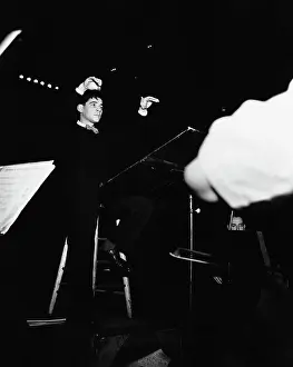 Orchestra Prints: Leonard Bernstein Conducting Orchestra