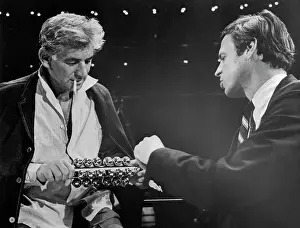 Leonard Bernstein (1918-1990) Prints: Leonard Bernstein Giving Instructions to George Plimpton