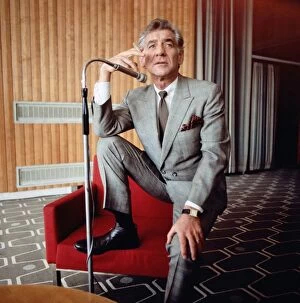 Images Dated 15th May 2012: Leonard Bernstein Leaning