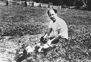 Leonard Lake with Dog