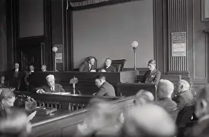White Plains Prints: Leonard Rhinelander Sitting on the Witness Stand