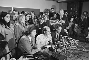 Leonard Weinglass and William Kuntsler at Press Conference