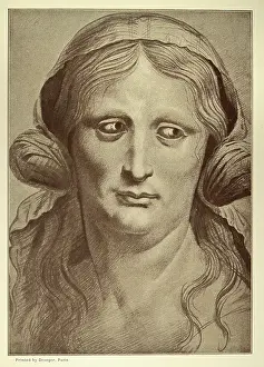 Prints of Leonardo da Vinci, renaissance art, Study for the Saint Anne Leonardo Da Vinci (1452-1519) Prints: Leonardo da Vinci, renaissance art, Study for the Saint Anne