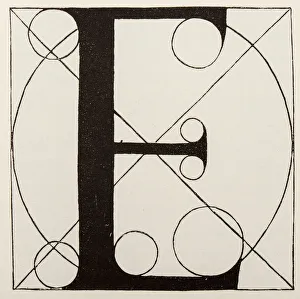 Images Dated 2nd November 2016: Leonardos sketches and drawings: Letter E