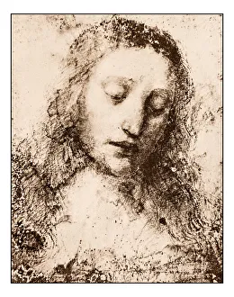 Images Dated 2nd November 2016: Leonardos sketches and drawings: The last supper, Jesus Christ