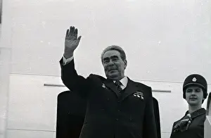 Leonid Brezhnev Leaving for Moscow