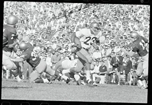 South Bend Prints: Leroy Keyes Gaining Yards in Football Game