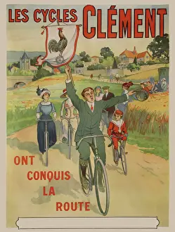 Riders Prints: Les Cycles Clément Ont Conquis La Route
