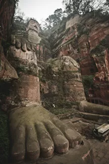 Images Dated 11th December 2012: Leshan giant stone Buddha statue