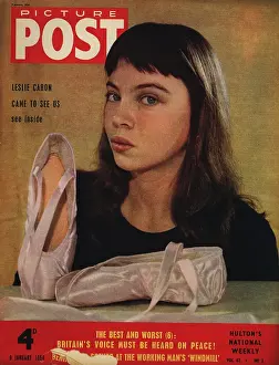 M Pre Exam Picture Post Prints: Leslie Caron