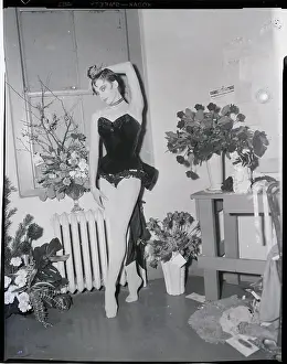 Leslie Caron In Dressing Room
