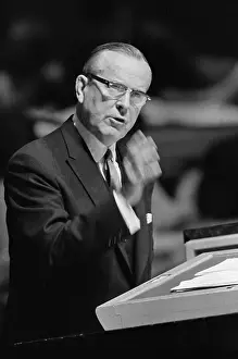 Lester Pearson Making A Speech