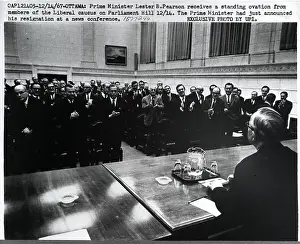 Lester Pearson Receives Standing Ovation