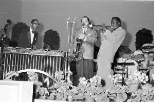 Lester Young with Miles Davis