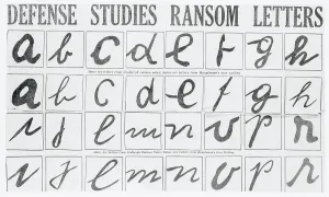 Handwriting Prints: Letters which may spell doom for Bruno Hauptmann