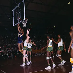 Lew Alcindor Going up for Basket
