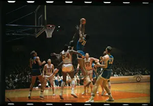 Lew Alcindor Going up for a Score