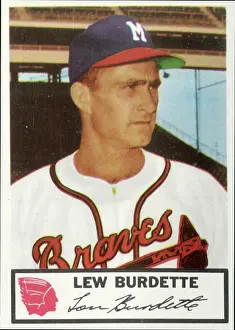 Arc0015952 Prints: Lew Burdette Baseball Card