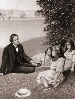 Conversation Prints: Lewis Carroll Reading/Children/Painting