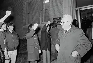 Hershey Prints: Lewis Hershey Greeted By Protesters