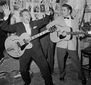 Liberace Prints: Liberace and Elvis Presley Jamming