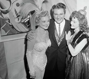 Liberace Prints: Liberace Hugging Sonja Henie and Susan Hayward