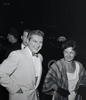 Liberace Prints: Liberace Laughing with His Sister Ann Cole
