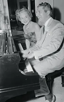 Liberace Prints: Liberace Serenading Sonja Henie