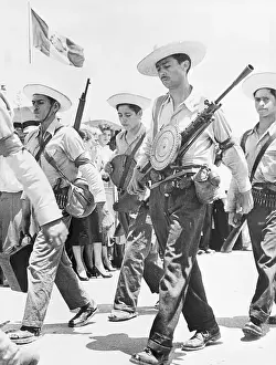 Rebel Prints: Liberation Soldiers March to Guatemala City