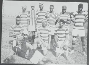 Liberian Football Team Posing Together