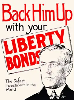Great War Prints: Back Him Up with your Liberty Bonds