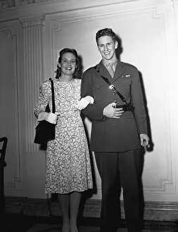 Lieutenant Prints: Lieutenant Cord Meyer Jr. and Wife Mary P.Meyer